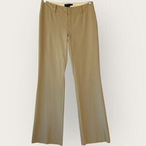 Womyn Vintage Casual Bootcut Chino Pants Womens Size 10 Khaki Mid Rise Stretchy